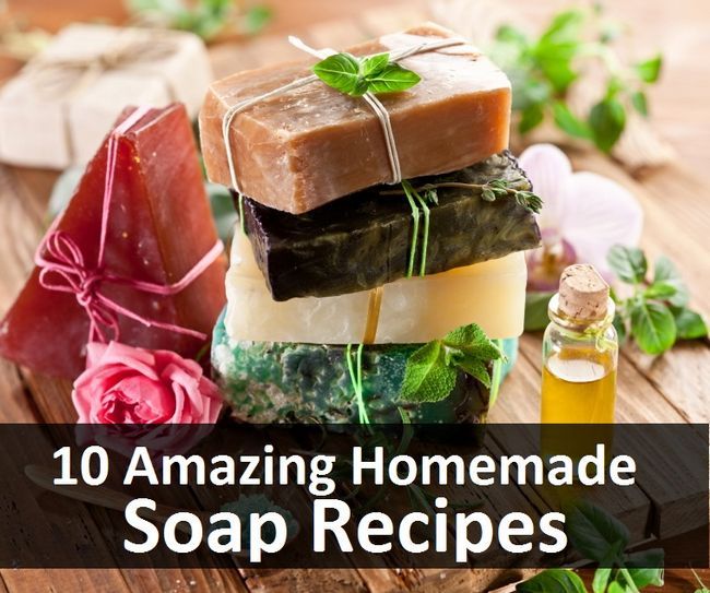 10 étonnantes recettes de savon maison