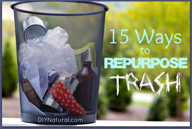 15 merveilleuses façons de réutiliser votre poubelle