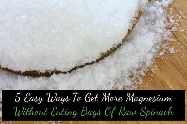 5 étapes faciles pour obtenir plus de magnésium sans manger Sacs de Raw épinards