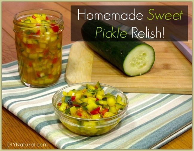 Un délicieux bonbon recette pickle relish pour l'été