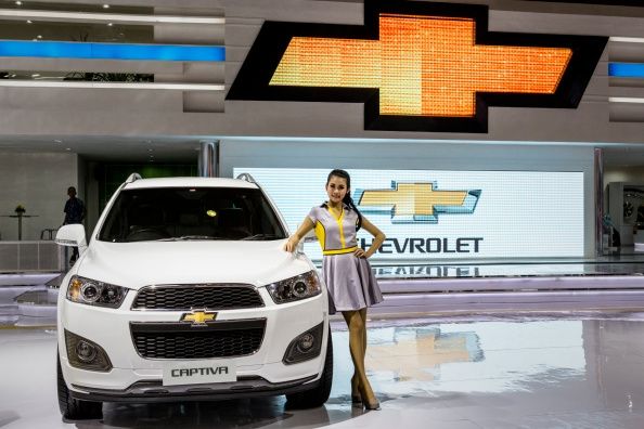 Chevrolet Captiva à la 22e Indonésie International Motor Show.