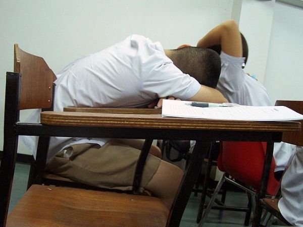 Sleepy étudiants