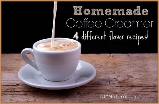 Crèmes à café aromatisées naturellement maison