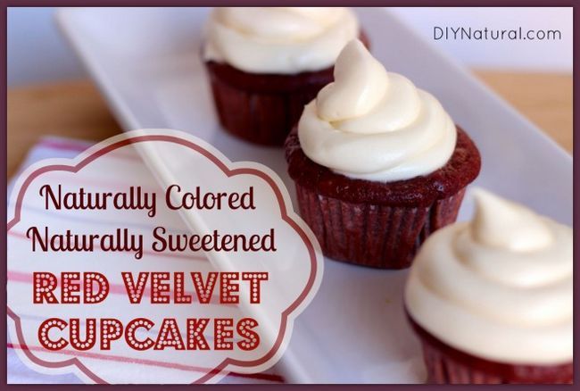 Naturellement coloré velours rouge gâteau recette