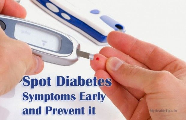 Spot symptômes du diabète précoce et de prévenir ce