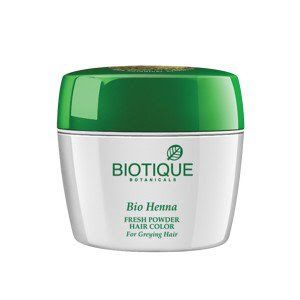 Biotique Bio henné poudre fraîche couleur de cheveux pour cheveux grisonnants