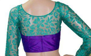 Blouse conçoit pour sari net 10