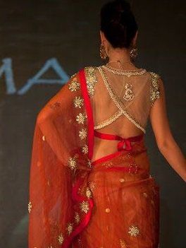 Blouse pour la conception sari net 1