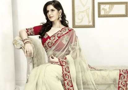 Blouse conçoit pour sari net 4
