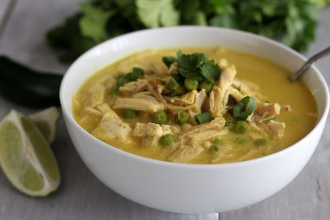Soupe Curry Coconut Lime recette de poulet