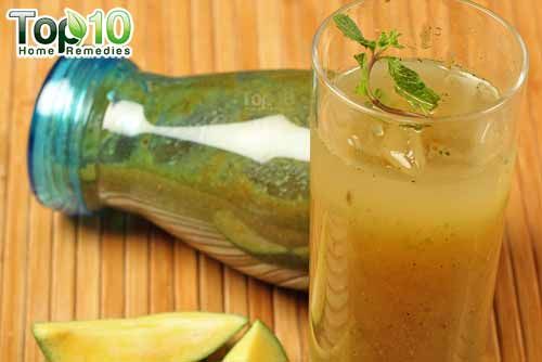 Bricolage boisson mangue crue rafraîchissant pour les mois d'été