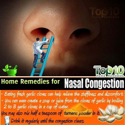 congestion nasale remèdes maison