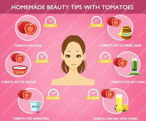 Conseils de beauté faits maison avec des tomates - Comment utiliser la tomate pour les problèmes de soins de la peau