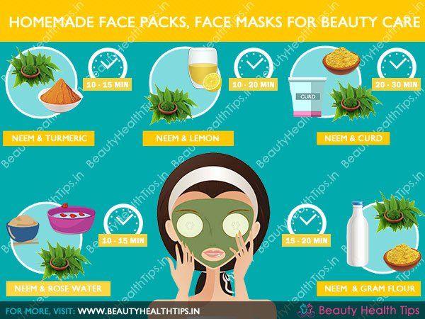 Homemade-face-packs, -Face-masques-de-soins de beauté