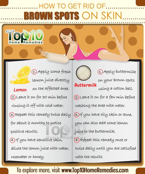 comment se débarrasser des taches brunes sur la peau