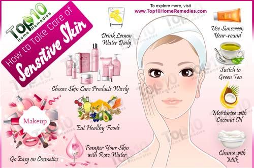 Comment prendre soin de la peau sensible