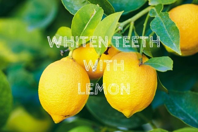 Blanchir les dents avec du citron