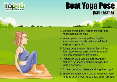 bateau pose de yoga