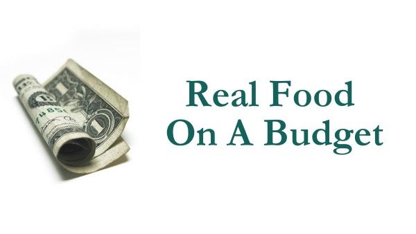 De vrais aliments sur un budget