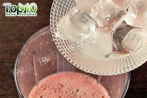 Hydratant bricolage pastèque smoothies glace