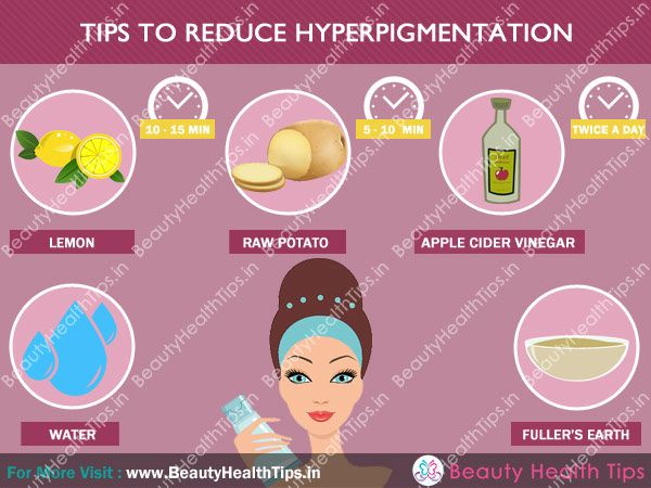 Conseils à réduire l'hyperpigmentation-