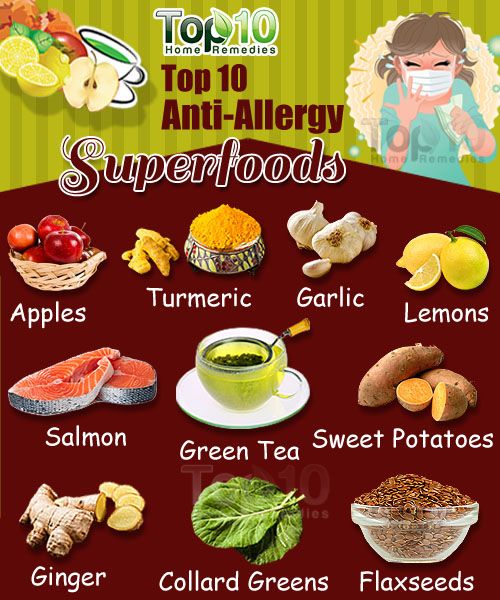 Top 10 des anti-allergies Superfoods