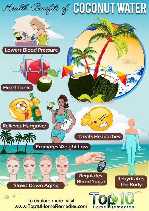 avantages pour la santé de l'eau de noix de coco