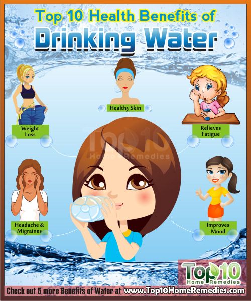avantages pour la santé de l'eau potable