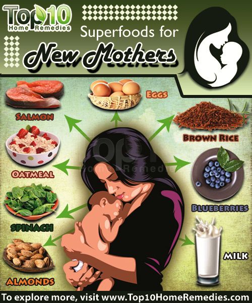 superaliments pour les nouvelles mères