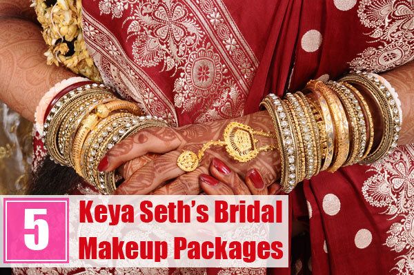 Maquillage de mariée forfaits Top 5 Keya Seth
