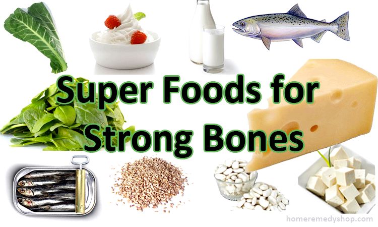 10 Super Foods pour des os solides