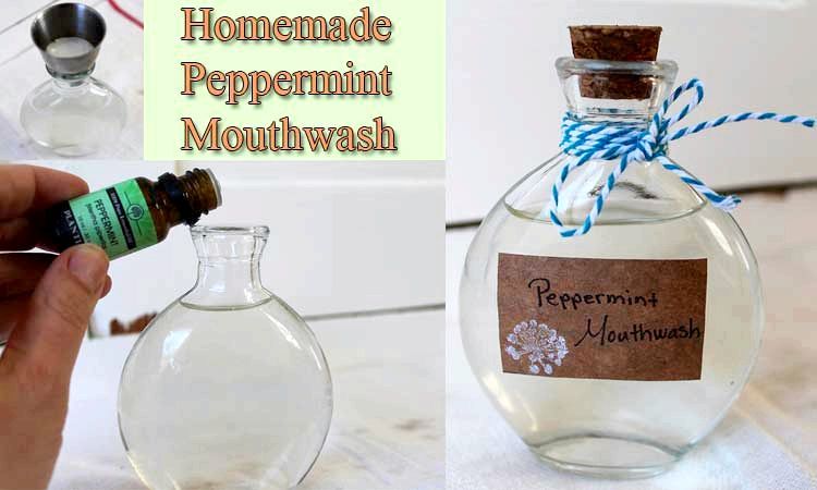 DIY: maison Peppermint rince-bouche