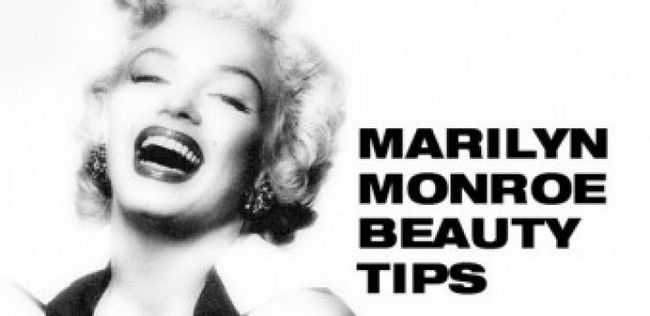 10 CONSEILS BEAUTÉ PAR Marilyn Monroe