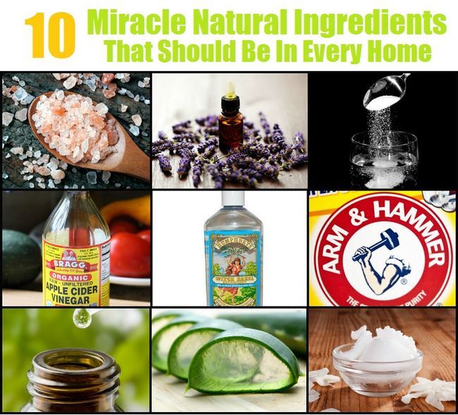 10 Miracle des ingrédients naturels qui devrait être dans tous les foyers