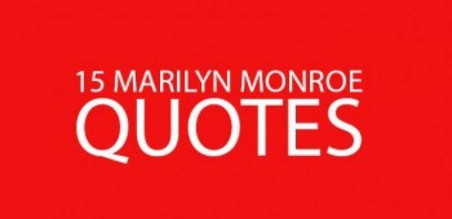 15 Marilyn Monroe CITATIONS pour vous inspirer