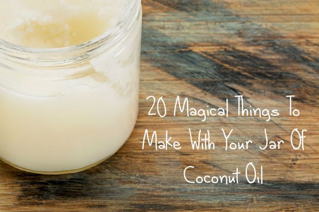 20 choses magiques à faire avec votre pot d'huile de coco