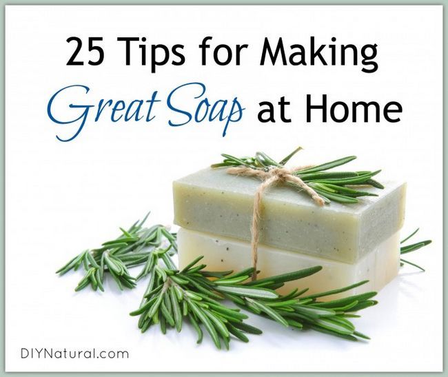 Plus de 25 conseils pour la fabrication du savon étonnant à la maison