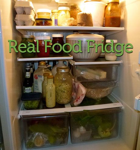 Un vrai réfrigérateur alimentaire