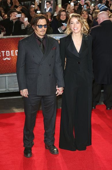 Johnny Depp et Amber Heard à la première britannique de & # 034-Mortdecai 