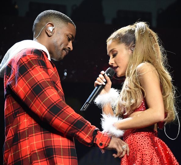 Big Sean et Ariana Grande à KIIS FM's Jingle Ball 2014.