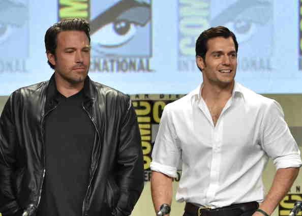 Ben Affleck et Henry Cavill au 2014 San Diego Comic-Con.