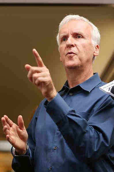 James Cameron à la réunion du conseil consultatif de l'écran en Nouvelle-Zélande.