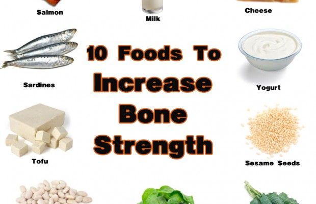 Les aliments qui vous aideront à augmenter la solidité des os