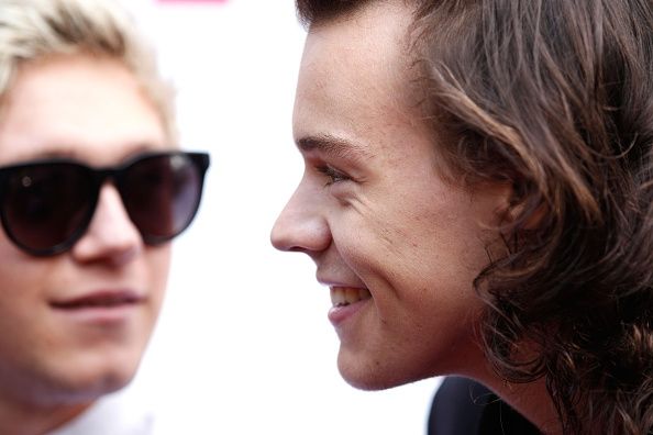 Niall Horan et Harry Styles lors de la 28e ARIA Awards.