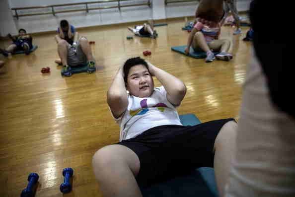 Les enfants obèses en Chine