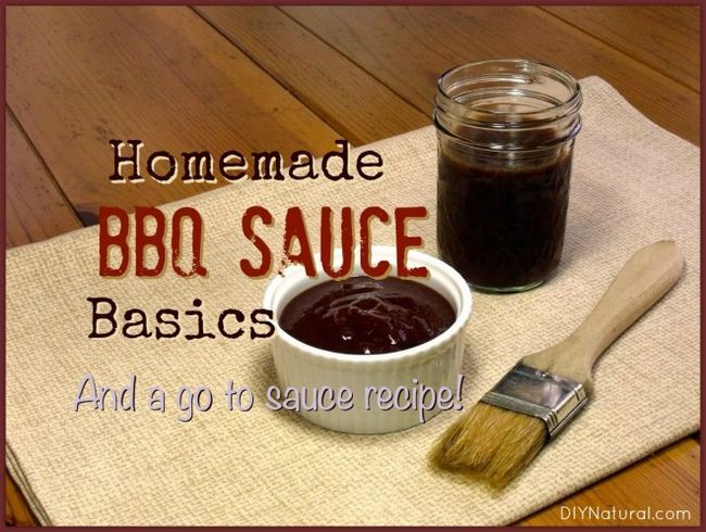 Homemade sauce barbecue