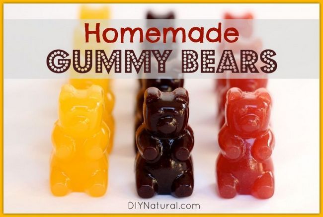 Collation saine Idées Homemade Gummy Bears