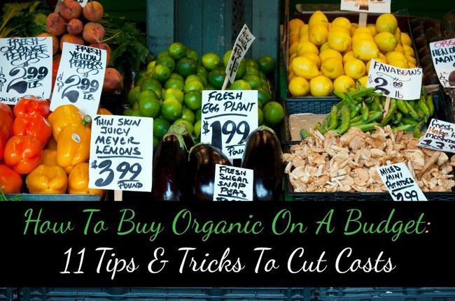 Comment acheter organique sur un budget: 11 Conseils & amp; Astuces pour réduire les coûts