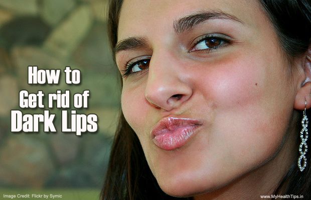 Comment se débarrasser des lèvres sombres naturellement?