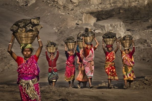 Les mines de charbon en Inde's Jharia Les mines de charbon en Inde's Jharia